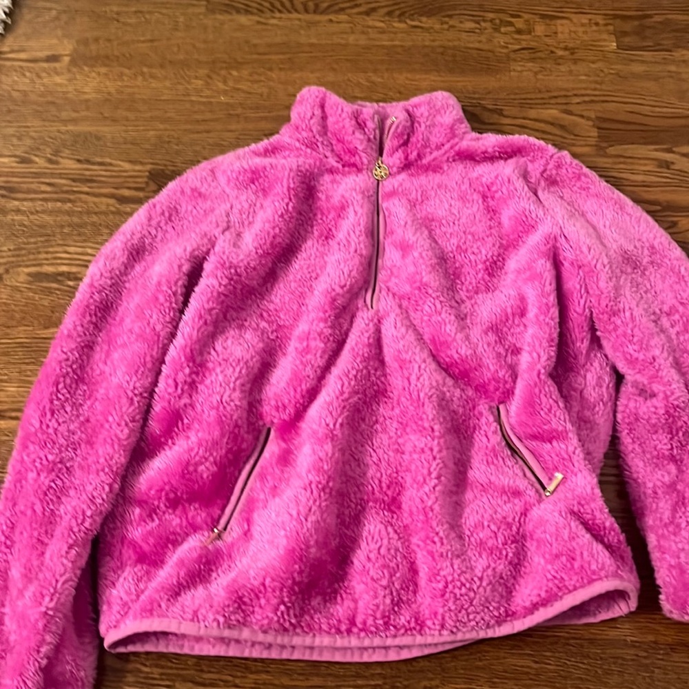 Lily Pulitzer quarter zip pinky-purple